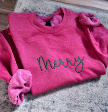 Load image into Gallery viewer, MERRY Embroidered Crewneck
